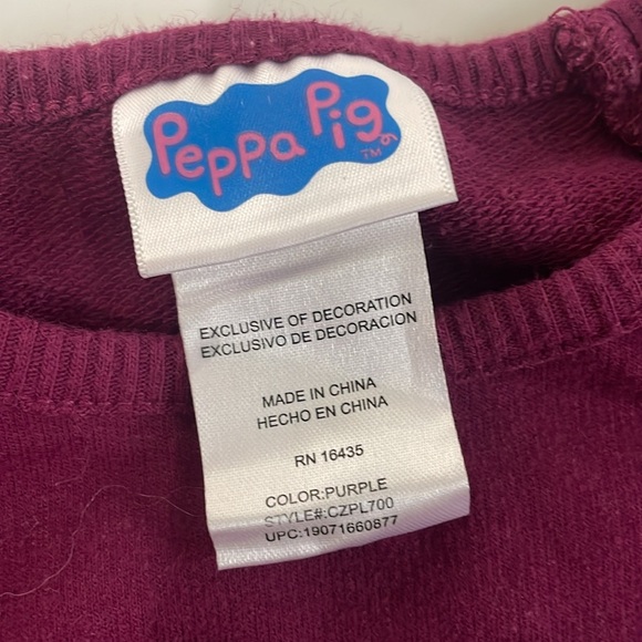 Peppa Pig girls matching outfit size 4T - Picture 7 of 8